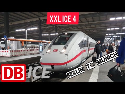 XXL ICE 4 | BERLIN TO MUNICH IN 1ST CLASS