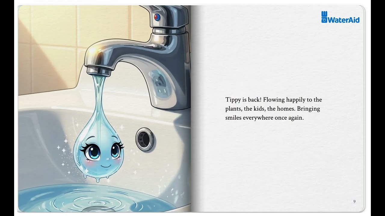 Meet Tippy — the little drop that brings life wherever she goes.