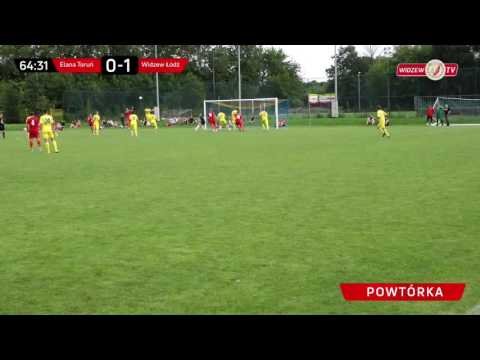 Elana Toruń - Widzew Łódź - Bramka Michała Millera 0:2