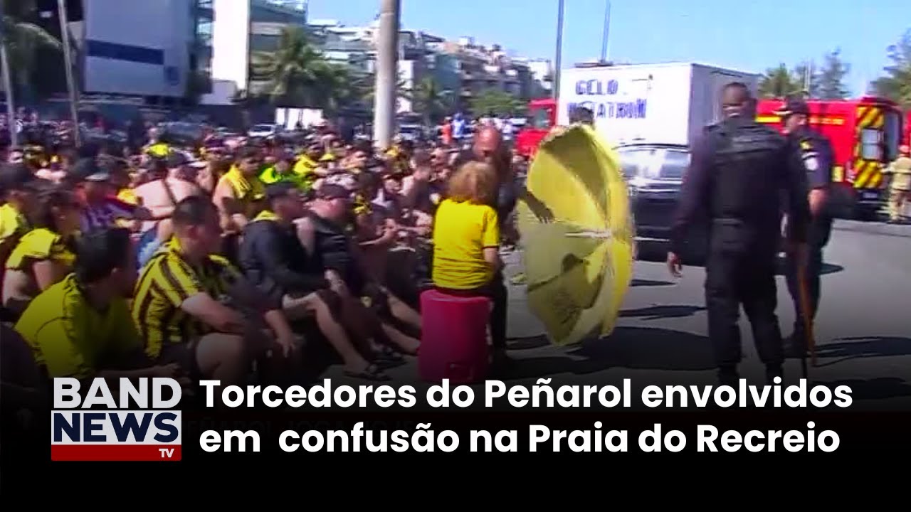 RJ: 200 torcedores detidos após confronto com polícia | BandNews TV