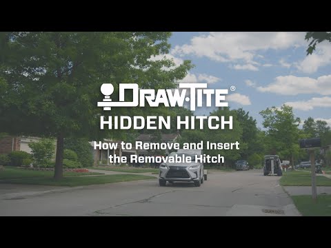 Easy as 1-2-3! How to Insert and Remove the Detachable Hitch Receiver - HIDDEN HITCH® Series
