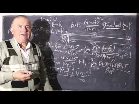 1/2 Lectia 271 - Teste de Bacalaureat - Limite de functii Derivate Grafice de functii Vectori