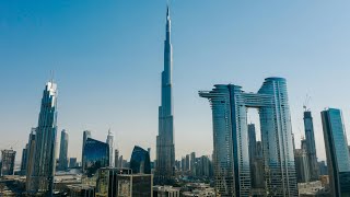 Experience Dubai Life: Breathtaking Views from the Burj Khalifa - A Journey to the Skies! #shorts
