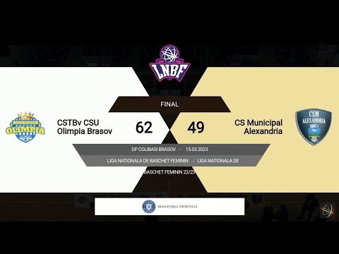 LNBF 2022-2023: Olimpia CSU Brașov - CSM Alexandria