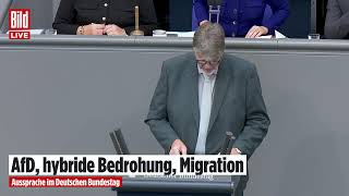 🔴  AfD, Hybride-Bedrohung, Migration: Innenminister stellt Milliarden-