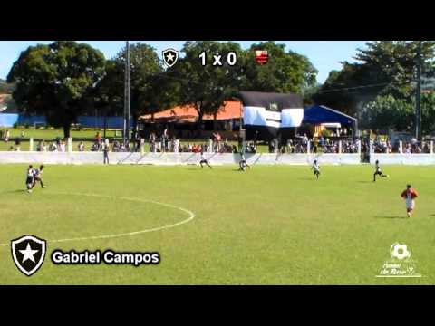 Botafogo 2 x 1 Flamengo   06 07 2013   Taça Rio Bonito Sub 11