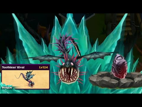 Toothless' Rival max level 124 titan mode-unique Whispering Death//Dragons Rise of Berk