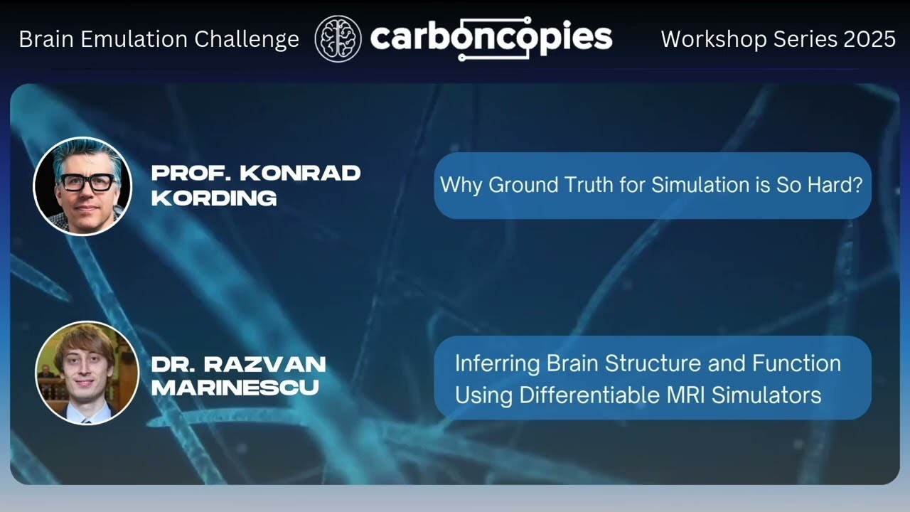 Dr. Randal Koene - Introduction to the Brain Emulation Challenge workshop