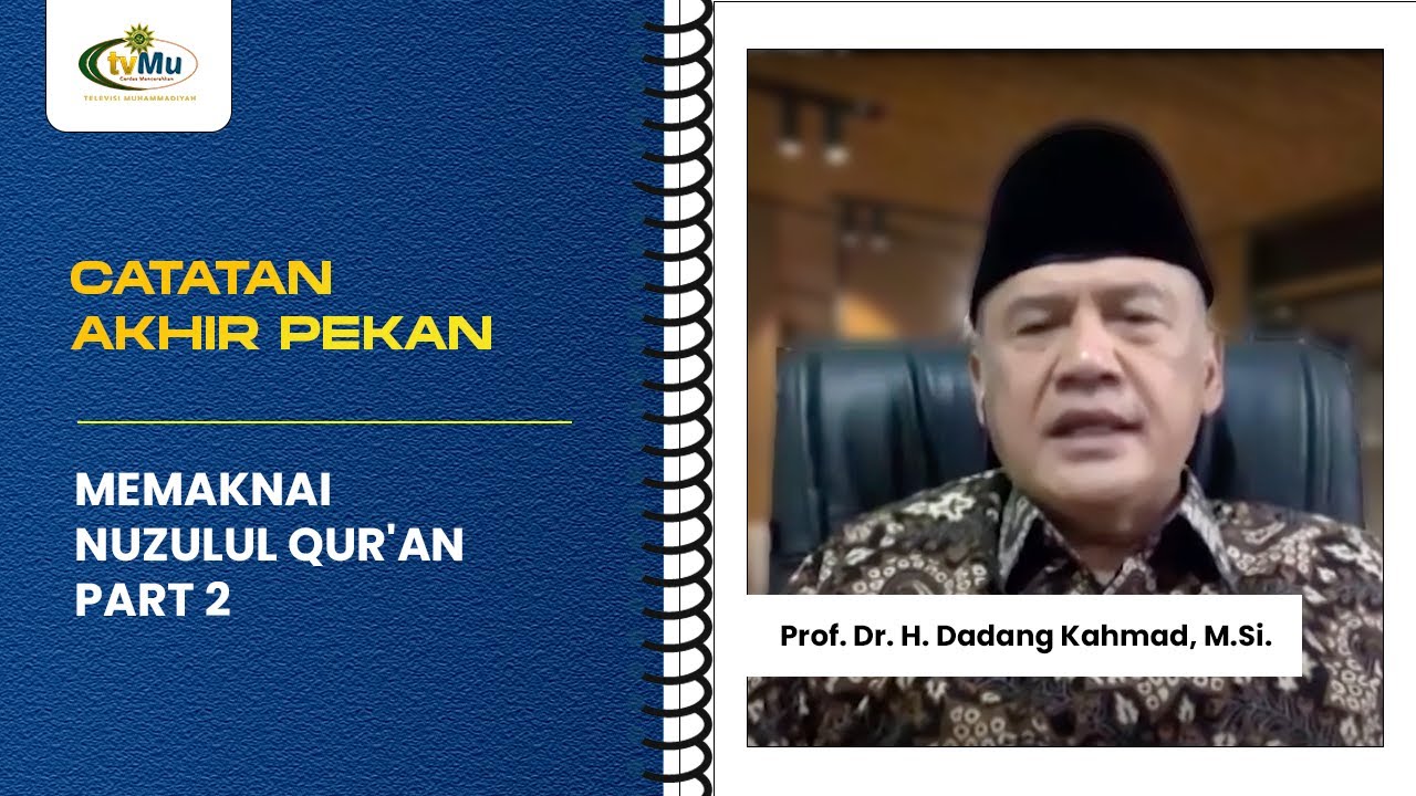 Dadang Kahmad Ajak Tingkatkan Ibadah di 10 Hari Terakhir Ramadhan