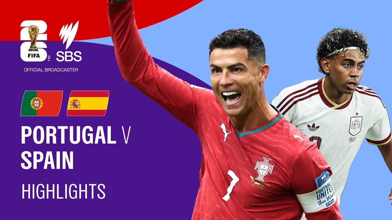 Portugal v Spain: FIFA World Cup 2026 Highlights Round of 16