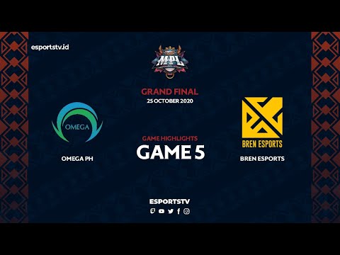 Bren Esports vs Omega GAME 5 Grand Final MPL PH S6 | Game Highlights ESPORTSTV