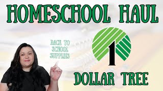 🌳Dollar Tree Back to School Haul || Homeschool Haul || School Supplies✏️
