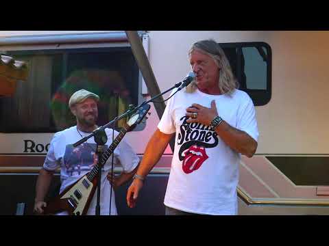 Bluesgarage Isernhagen, Ansprache von Henry Gellrich vor dem Motel California,   26.06.2020