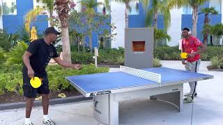 Bee Natural Locks family time|| Louis and Devin in game of ping pong 😂😅 #familytime