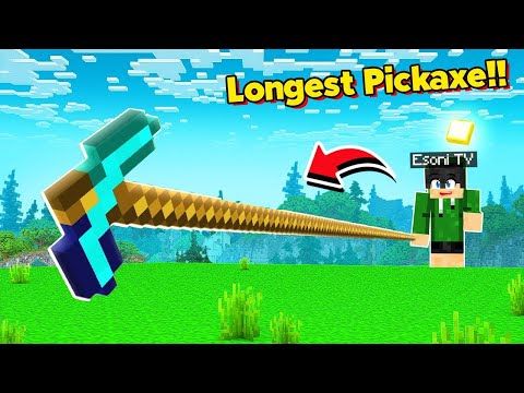 I Found the Longest Pickaxe in MINECRAFT OMOCITY (Tagalog)