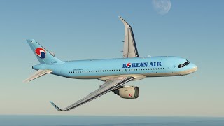 [A32NX] Korean Air (based on real world A321neo) [8K] video