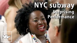 Best surprise NYC subway singing performance - Resistance Revival Chorus | Handheld