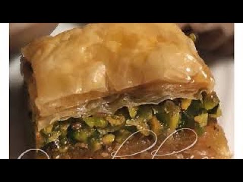 Baklava Recipe- How to Make the BEST Baklava EVER! - Pistachio Baklava