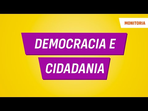 Monitoria ao vivo | Democracia e Cidadania | Filosofia