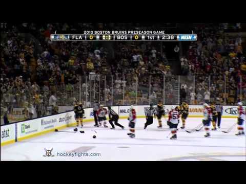 Triston Grant vs Milan Lucic Sep 25, 2010