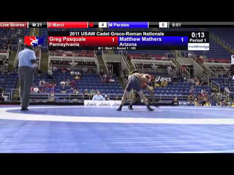 Cadet Greco 105 - Greg Pasquale (PA) vs. Matthew Mathers (AZ)