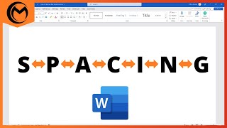 How to Adjust Letter Spacing in Microsoft Word