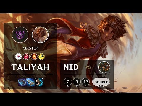 Taliyah Mid vs Cassiopeia - KR Master Patch 10.3