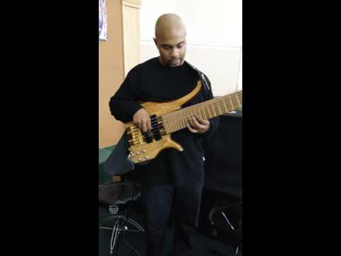 Cedric Patterson on bass at Community of Faith