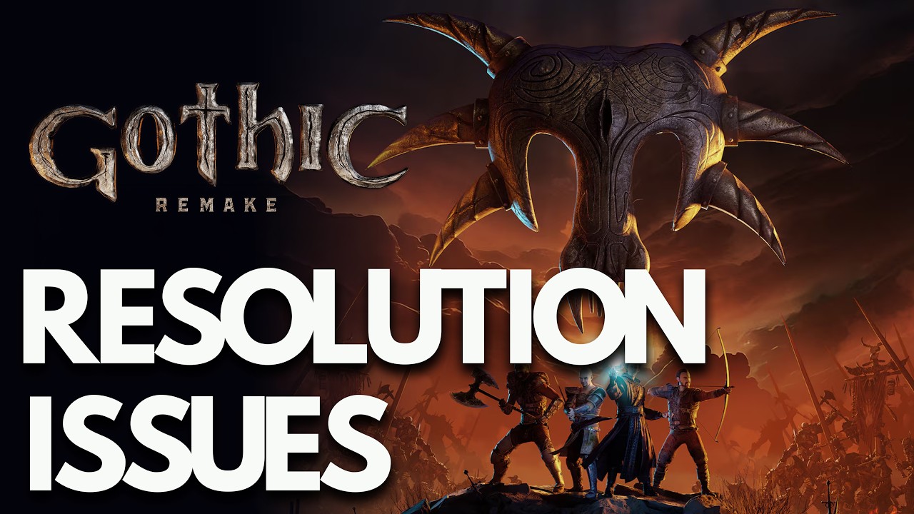 Can't Change Resolution In Gothic 1 Remake On PC FIX