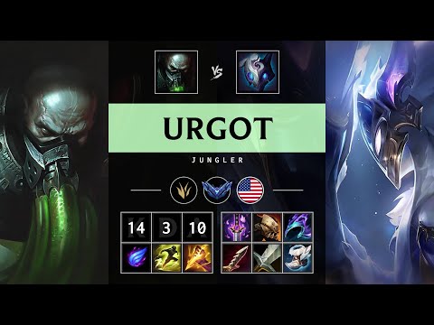 Urgot Jungle vs Kindred - NA Diamond Patch 25.15