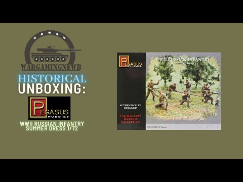 Unboxing Pegasus Hobbies' World War II Russia Infantry Summer Dress 1/72 [Unboxing]