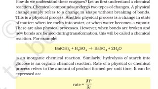 Biomolecules- Chemical Reactions in Enzymes||Chapter-9 Class-11th Biology|| Ncert line by For Neet||
