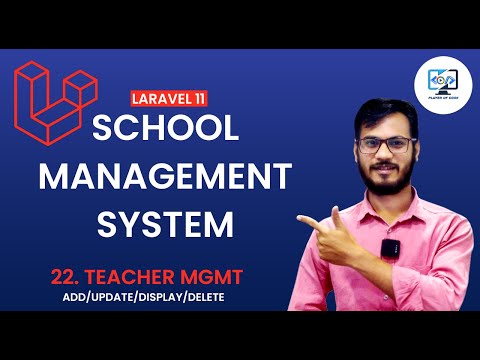 School Management System using Laravel || Teacher Management ||  Laravel 11 🚀