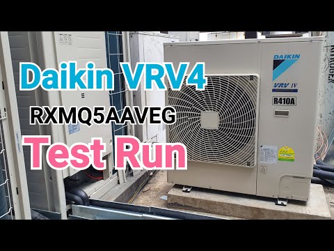 Daikin VRV4 | How to Set for Test Run
