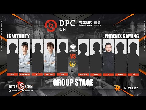iG Vitality vs Phoenix Gaming - DPC CN 2021/22 Tour 2: Division II - Group Stage - B03