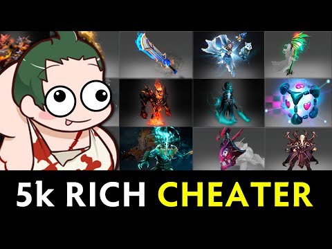 Rich 5000 MMR cheater — beware of scripts/hacks in Dota