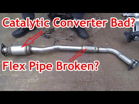 Toyota Camry / Solara 2.2L 5SFE - Exhaust Downpipe / Catalytic Converter Replacement