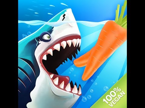 😱NEW HUNGRY SHARK GAME!😱 In VEGAN SHARK WORLD
