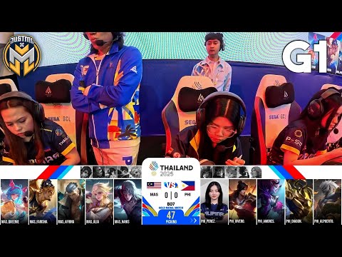 TEAM PH vs TEAM MY | Game 1 | Women's Gold Medal Match | SEA Games 2025