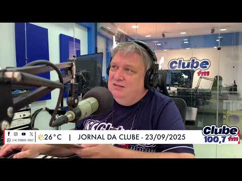 Jornal da Clube -23/09/2925- Edição do Almoço