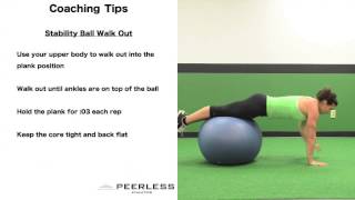 424. Stability Ball Walk Out