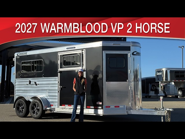 Preview image of 2027 Cimarron 2 Horse Warmblood Bumper Pull youtube video