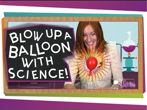 Blow Up A Balloon With Science! #sciencegoals
