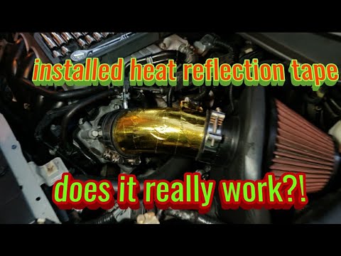 Does heat reflectivetape really work | dei reflective -A-  gold | 9th gen Civic SI short ram |