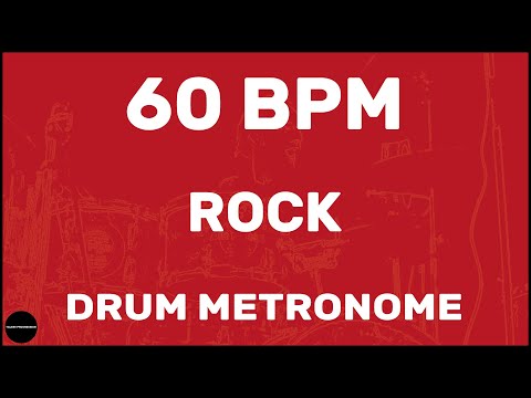 Rock | Drum Metronome Loop | 60 BPM