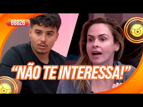 Ana Paula Renault CONFRONTA Pedro após pergunta de brother | BBB26
