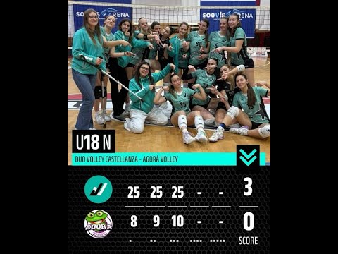 U18 - Duo Volley Nera vs. ASD Agorà Volley Blu
