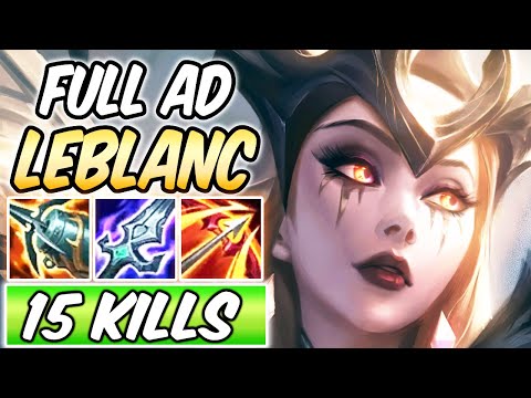 FULL AD LEBLANC MID GAMEPLAY | Coven LeBlanc | New Build & Runes | League of Legends | Season 11