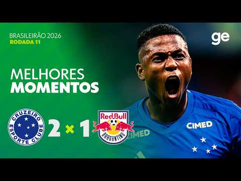 Gols e lances de Cruzeiro x Red Bull Bragantino