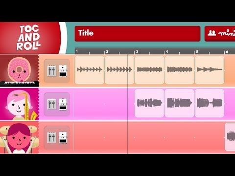 Toc and Roll minimusica - Musik komponieren | Beste Kinder Apps